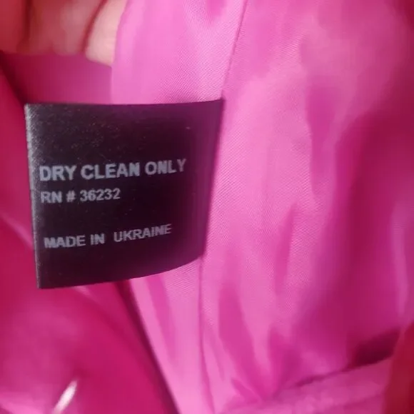 Giacca Wool Blend Jacket Coat Womens Large Belt Button Up Pockets Winter Casual - Picture 5 of 8